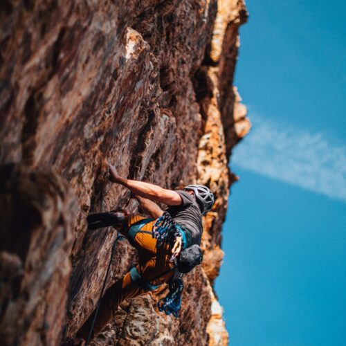 Rock climbing